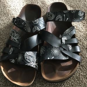 Betula (Birkenstock brand) size 8 sandals.